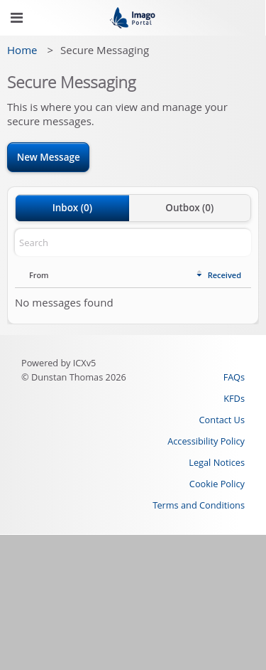 SecureMessaging > 02 Main view - EMPTY